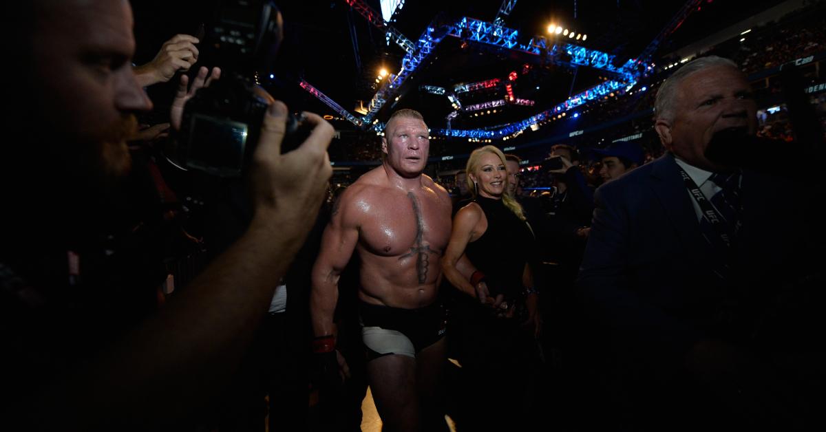 Brock Lesnar und Rena Lesnar bei UFC 200
