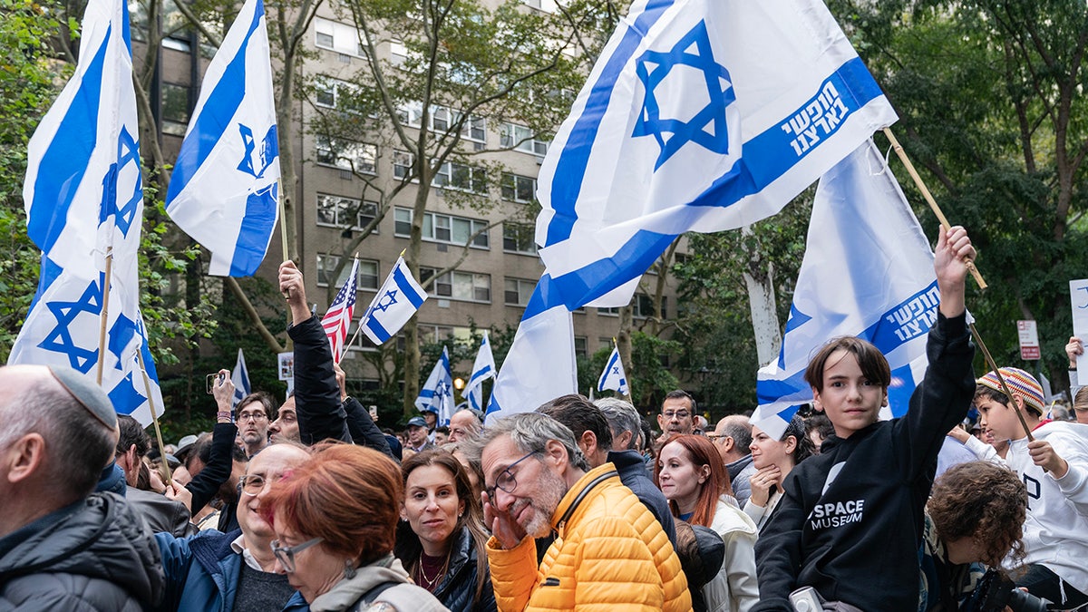 Mahnwache für israelische Opfer in New York 