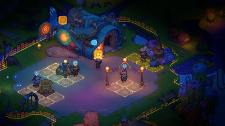 Party-Gameplay aus Bandle Tale: A League of Legends Story.