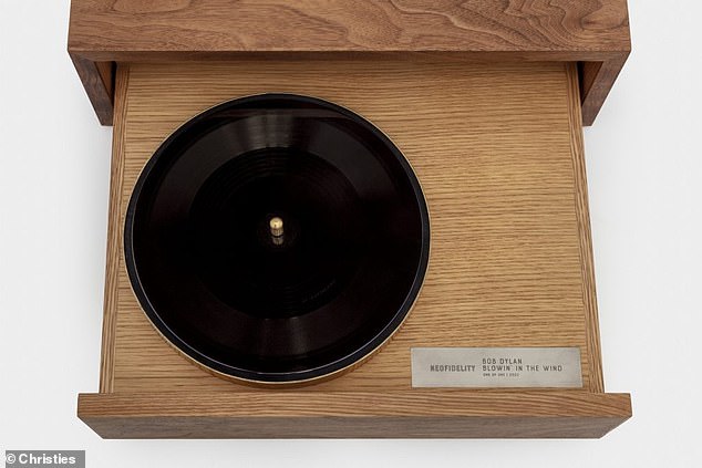 In 2022 Bob Dylan recorded a new version of Blowin' in the Wind which was pressed into acrylic and sold as a one-of-a-kind piece for $1.77 million (£1.48 million)