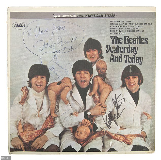 The extremely rare 'Butcher Cover' version of The Beatles' Yesterday and Today sells for outrageous prices. One mint, sealed edition sold for $125,000 (£99,050) at auction