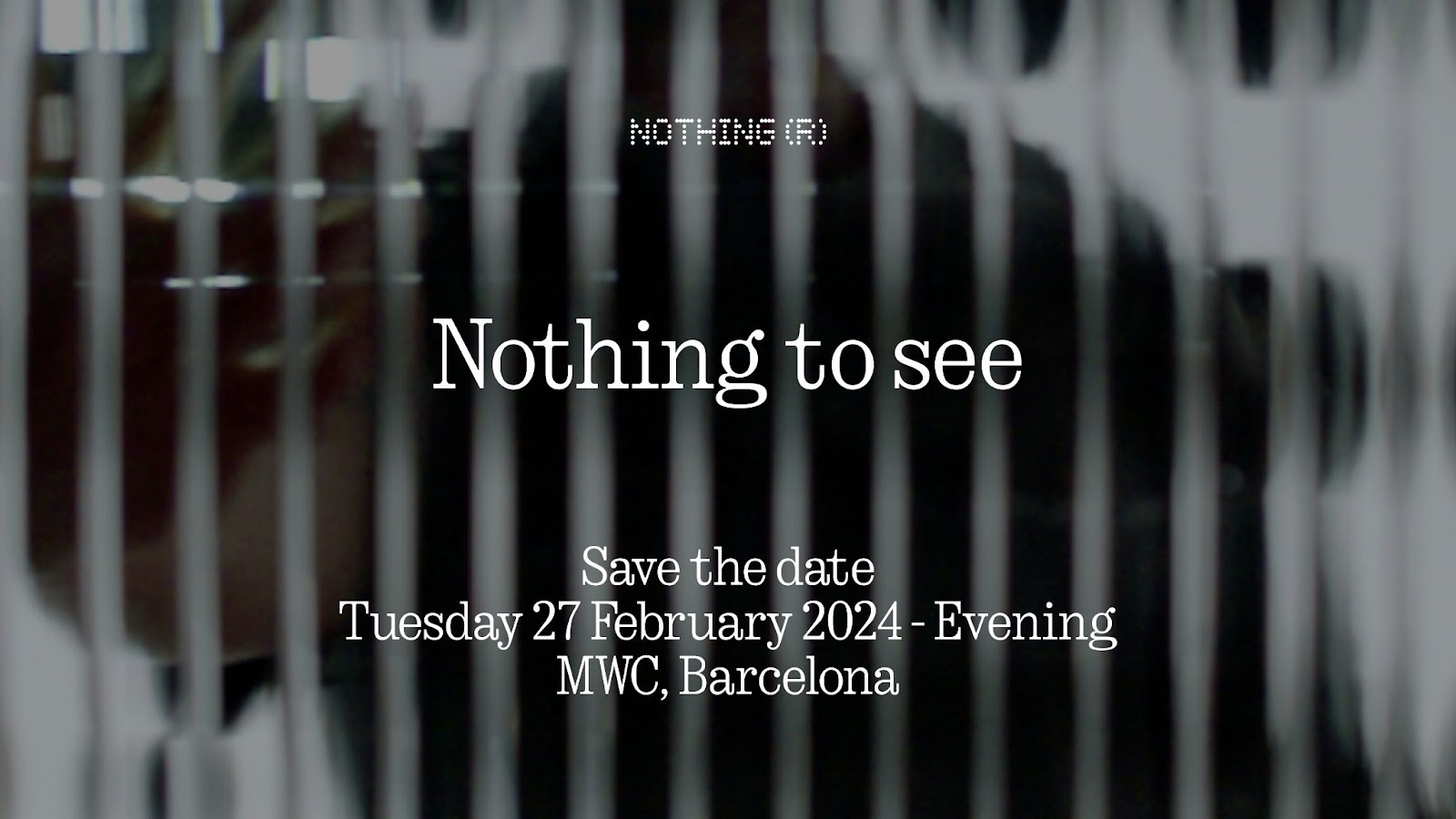 Presseeinladung zur MWC 2024-Veranstaltung von Nothing.