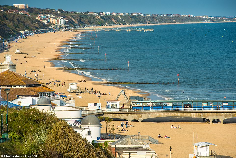 Bournemouth Beach comes 20th in the European ranking, described by visitors as 'a wonderful sandy beach' with 'lovely golden sands and great walks along the seafront'