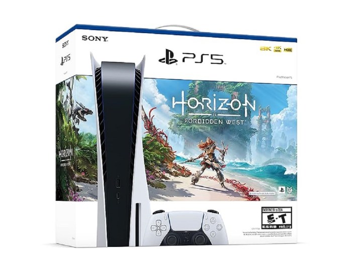 Das PlayStation 5 Horizon Forbidden West-Paket.