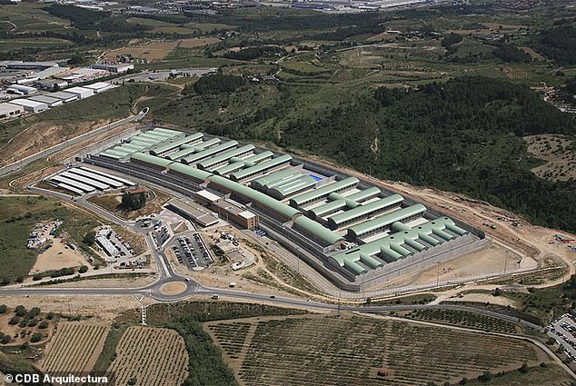 Der Gefängniskomplex Brians 2, von oben betrachtet, beherbergte auch den Vordenker eines der größten Pläne des Landes sowie einen ehemaligen Präsidenten von Barcelona