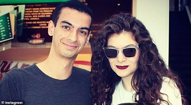 Mr Lamarre (left) is pictured with New Zealand pop singer Lorde (right)