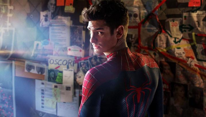 Andrew Garfield als Peter-Parker mit abgenommener Maske "Der unglaubliche Spider-Man 2."