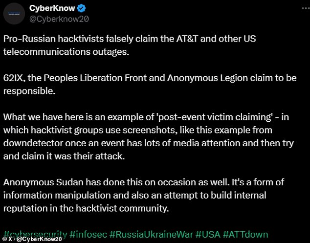 CyberKnow behauptet, ein Experte für „Situationsbewusstsein“ und „Bedrohungsintelligenz“ sowie ein „Hacktivisten-Tracker“ und „Meme-Farmer“ zu sein.