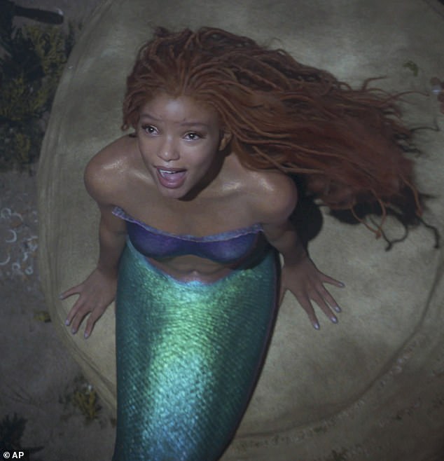 Halle Bailey, who played Ariel in the live action of The Little Mermaid, chanelled the character through her wadrobe