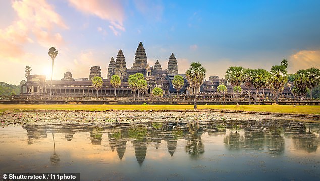 Angkor Wat in Kambodscha ist das größte religiöse Bauwerk der Welt