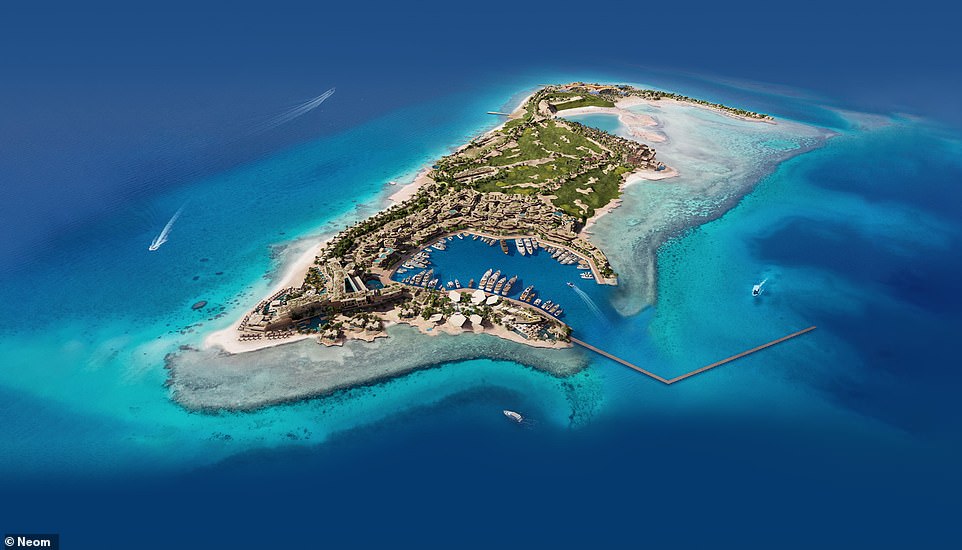 Sindalah is an 840,000-square-metre man-made island in the shape of a seahorse, a resort aimed at the yachting community