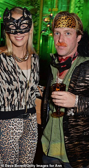 The couple are seen dressing up at a Jungle Party at Annabel's in London on September 28, 2018