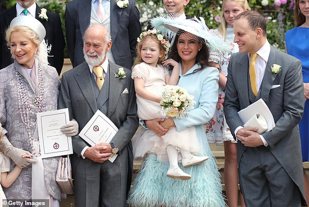 Prince and Princess Michael of Kent, Sophie Winkleman and Lord Frederick Windsor posed for photos after the wedding