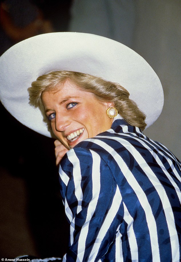 Diana in Melbourne, Australien 1988, zu Besuch an der Victorian College of the Arts School of Music