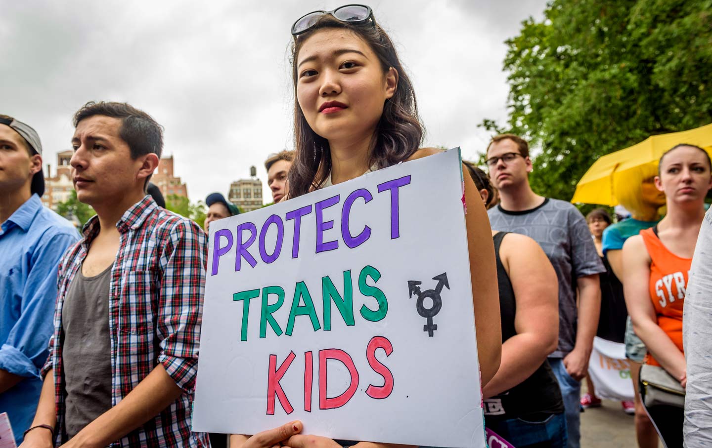 Demonstration der Trans-Rechte