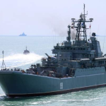 Die Ukraine sagt, sie habe ein russisches Kriegsschiff im Schwarzen Meer zerstört