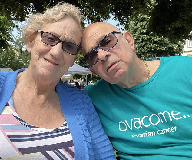Anne Shaw (im Bild mit ihrem Ehemann Louis) hat eine sechsstellige Auszahlung gewonnen, nachdem NHS-Ärzte ihren Krebs nicht erkannten und ihre Bedenken zwei Jahre lang zurückwiesen
