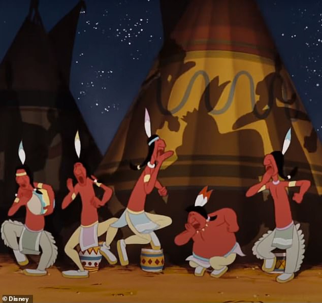 The Native people are also seen speaking in an 'unintelligible language' throughout the film