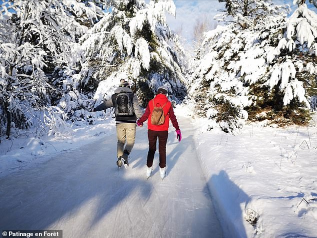 Patinage en Forêt ist eine „magische“ Eislaufstrecke in den Wäldern von Lac-des-Loups, in der Nähe von Ottawa