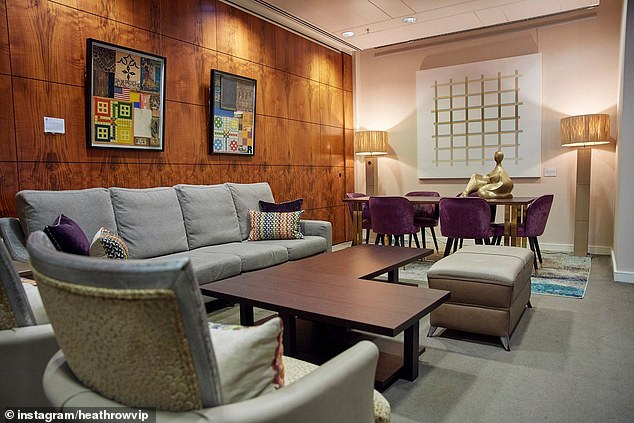 Die Windsor Suite ist die exklusivste Lounge in Heathrow und wird regelmäßig von anderen Mitgliedern der königlichen Familie genutzt, darunter dem Prinzen und der Prinzessin von Wales