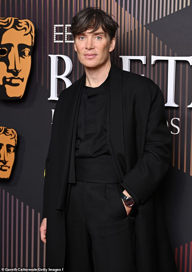 Cillian Murphy spielt Andersons Onscreen-Bruder Tommy in Peaky Blinders – abgebildet bei den BAFTAs letzte Woche