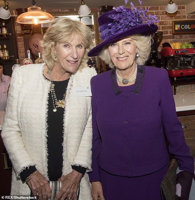 Camilla's younger sister, interior designer and antique dealer Annabel Elliot, has supported the Queen faithfully throughout her royal life (The siblings pictured in 2016)