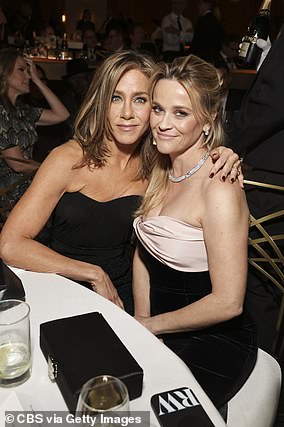 „Morning Show“-Co-Stars Jennifer Aniston und Reese Witherspoon