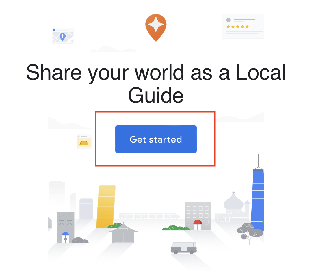 So treten Sie dem Google Local Guides-Programm bei Schritt 1