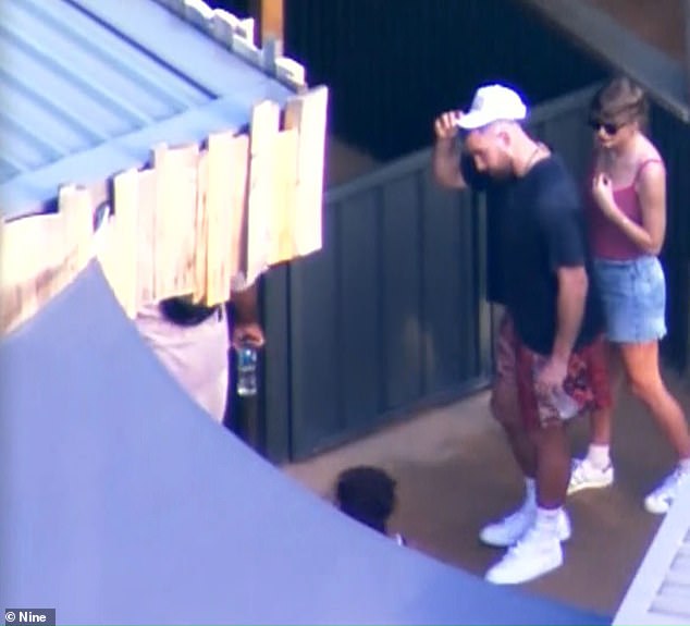 Taylor Swift's boyfriend Travis Kelce touched down in Sydney on Thursday morning and the Style singer wasted no time showing him some of Australia's iconic wildlife. Both pictured