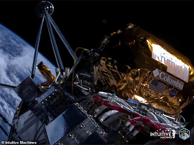 Odysseus, ein unbemannter Lander im Wert von 118 Millionen US-Dollar, der von Intuitive-Maschinen gebaut wurde, landete gestern Abend um 18:24 Uhr ET sanft in der Nähe des Südpols des Mondes