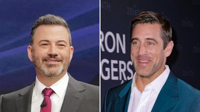 Zeitleiste der Fehde zwischen Jimmy Kimmel und Aaron Rodgers, Late-Night-Witze, Epstein-Liste, Behauptungen und mehr 939