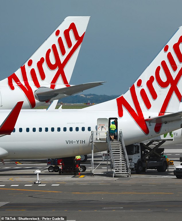 Die Passagierin dankte Virgin Australia (im Bild) für die Betreuung ihres Hundes, der mit ihr an Bord des Flugzeugs geflogen war