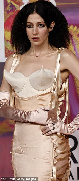 HORN BRA: Will she start a new trend with her horn bra? Caroline Polchek was extremely bold with her BRITS look tinight