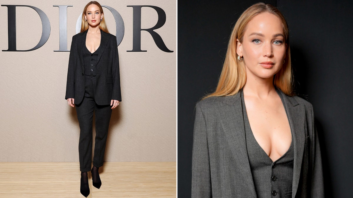 Jennifer Lawrence bei der Dior-Modenschau in Paris