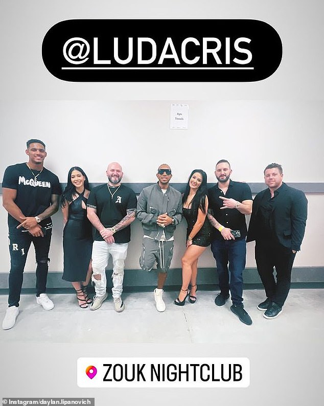 Der Flügelspieler der Manly Sea Eagles, Jason Saab (Bild links), besuchte das Konzert und lernte den Superstar-Rapper und Fast-and-Furious-Star Ludacris kennen