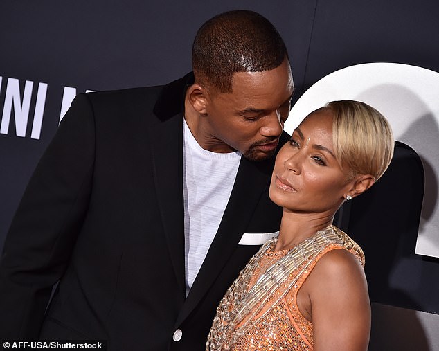 In October, Jada admitted that she decided to stay by Will's side, the moment he slapped Chris Rock at the 94th Academy Awards in 2022. The couple pictured in 2019