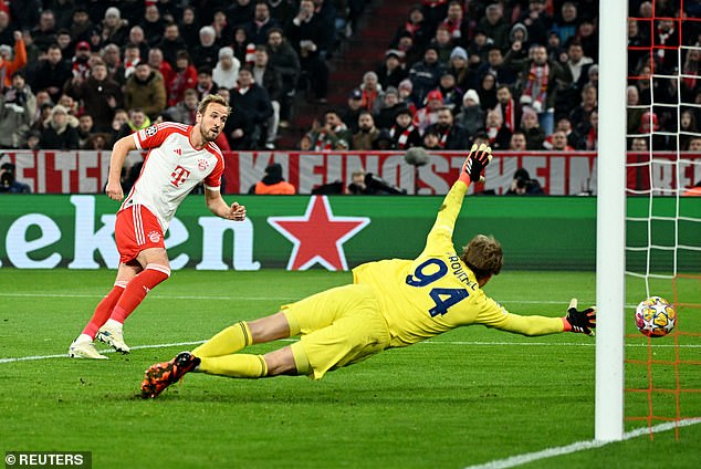 Harry Kane erzielte zwei Tore, als Bayern München Lazio besiegte und ins Viertelfinale der Champions League einzog