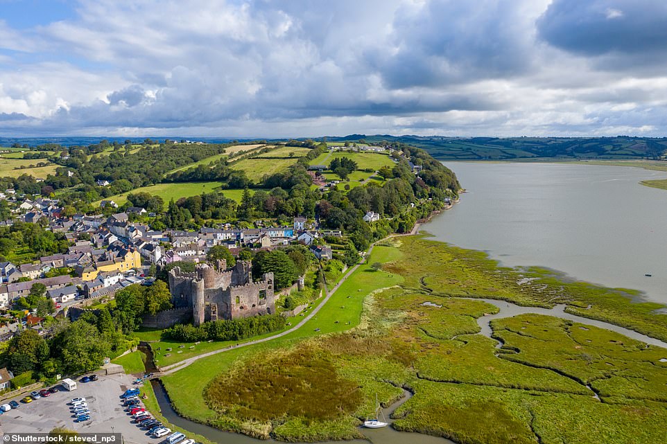 10. LAUGHARNE, CARMARTHENSHIRE, WALES: 'When you pay a visit to lovely Laugharne, it¿s not hard to see why Dylan Thomas loved it so much,' says Big 7 Travel. The Welsh poet described it as 'timeless' and 'beguiling'. Today, visitors can 'stop by his house, the Dylan Thomas Boathouse, overlooking the calm estuary'. Note - Laugharne is listed as a town on many websites