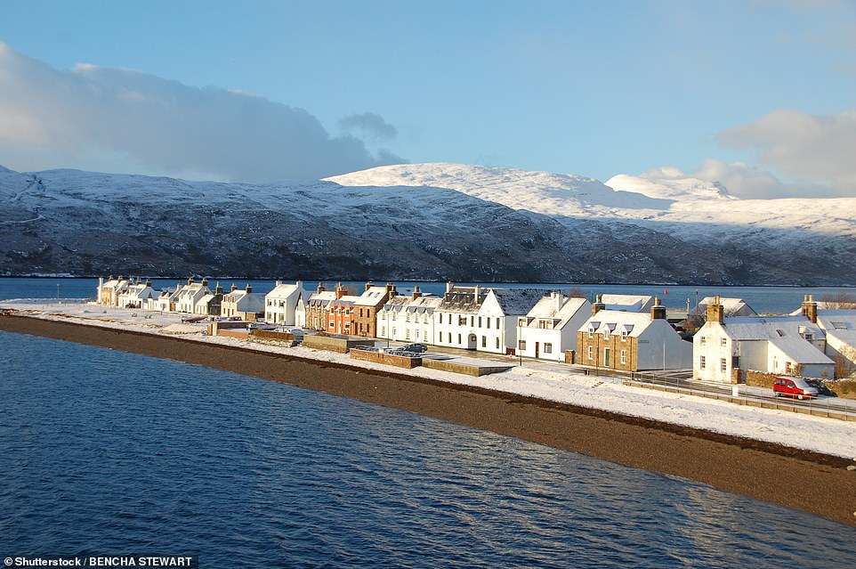 1. ULLAPOOL, ROSS AND CROMARTY, SCOTLAND: Behold the UK's 'most beautiful village' - Ullapool - situated on the shores of Loch Broom 'in one of the most unspoilt areas of the UK'. 'The harbour has a timeless buzz,' says Big 7 Travel, 'with fishing boats casting their nets as they've done for centuries.' Visitors can 'easily perch on the waterfront and soak it all in for hours'. Meanwhile, a short drive away is Inverpolly National Nature Reserve, which is home to 'golden eagles, wildcats, pine martens and other wildlife, as well as the highly photographed hill, Stac Pollaidh'