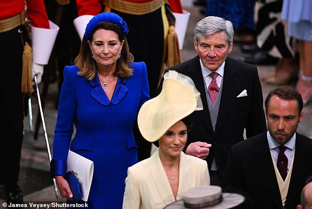 They were seen in high spirits as they arrived at Westminster Abbey for the Coronation of King Charles III