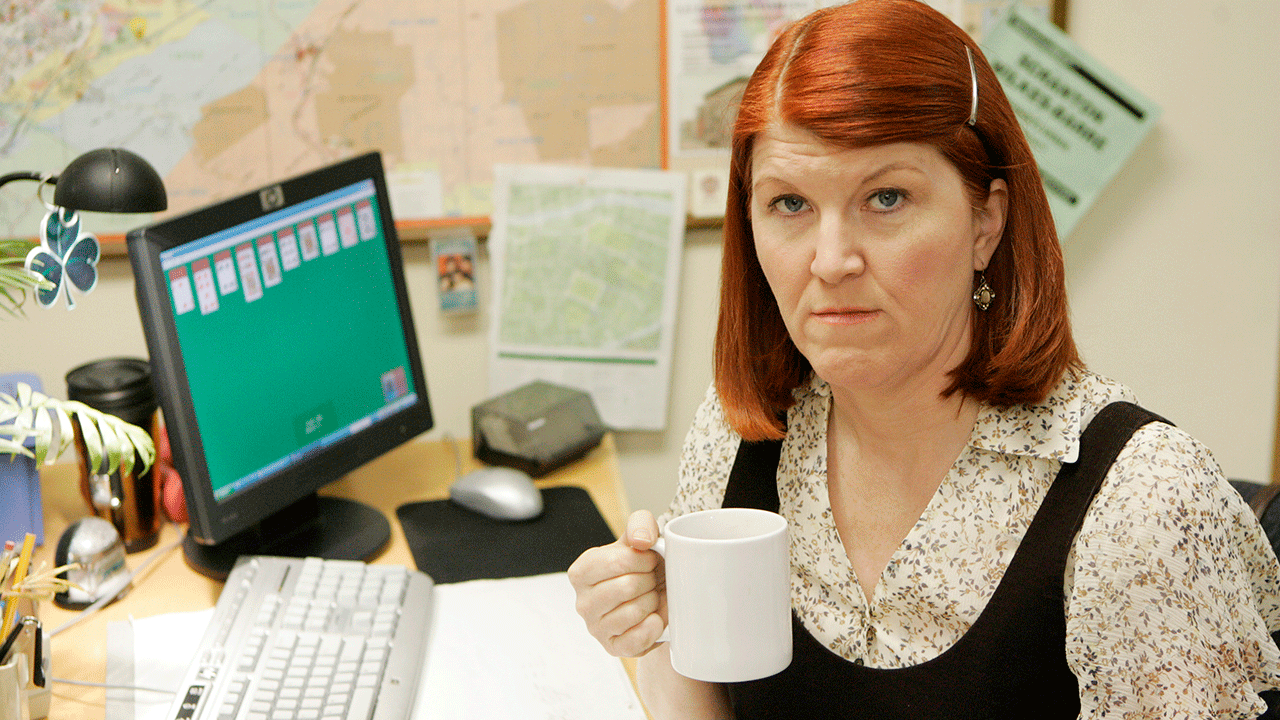 Kate Flannery als Meredith in "Das Büro"