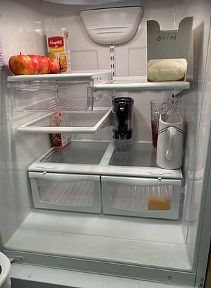 Und dieses Bild zeigt ihren Kühlschrank
