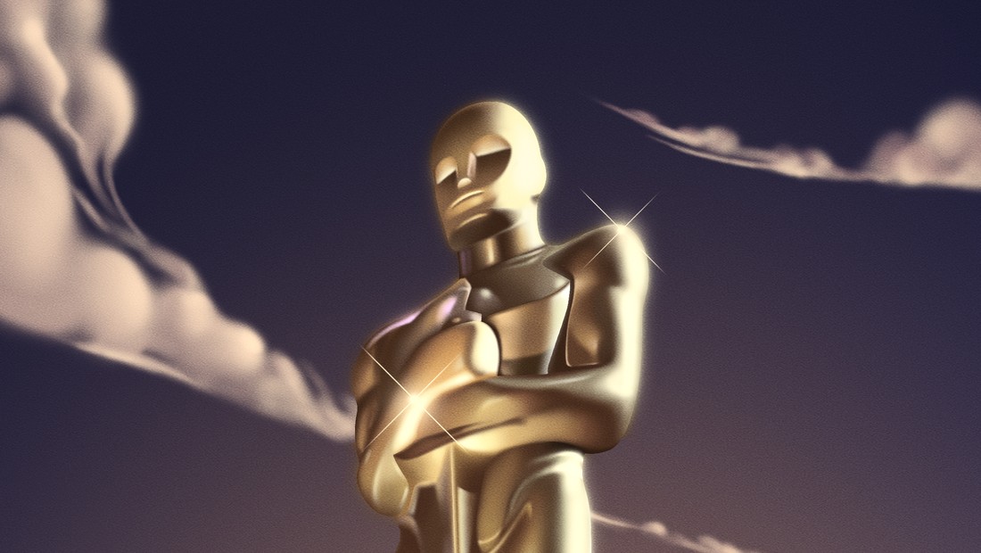 Eine Illustration der Oscar-Statue