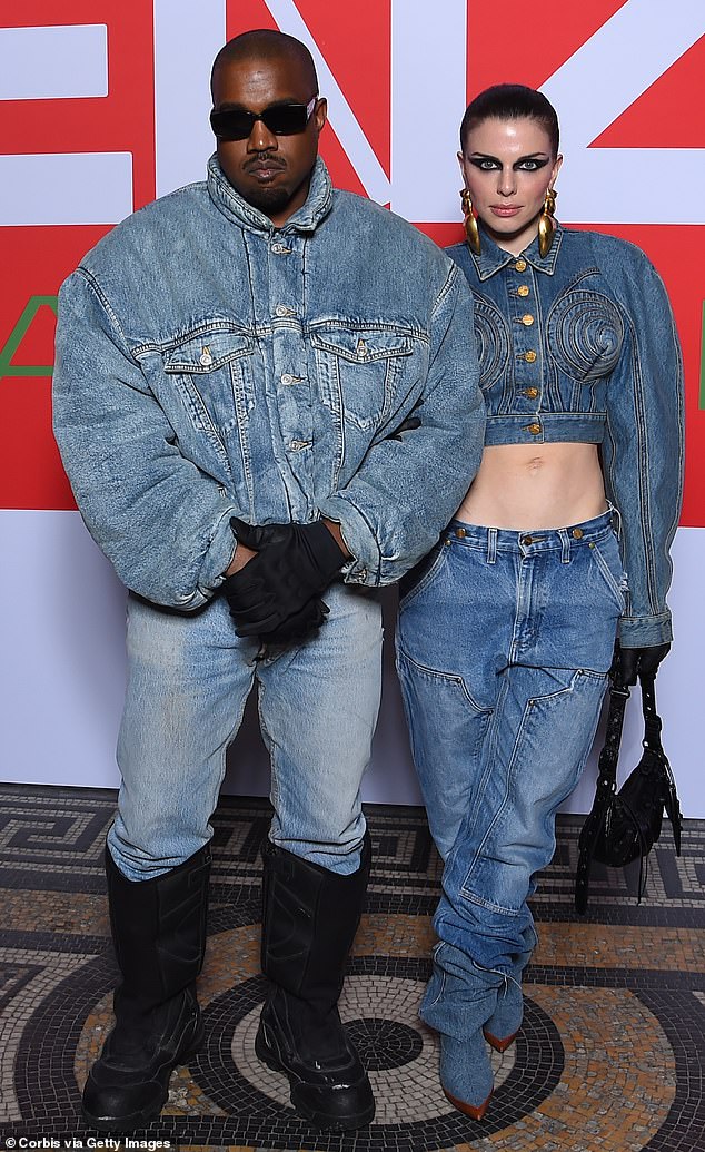 The couple made headlines in January of that year when they showed up to the Kenzo show at Paris Fashion Week donning matching all-denim looks