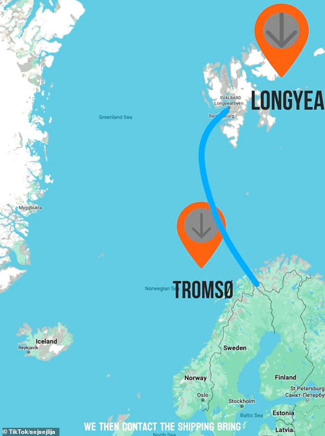 Als ersten Schritt musste Cecilia IKEA dazu bringen, die Möbel an einen Hafen in Tromsø in Nordnorwegen zu liefern – fast 570 Meilen von Spitzbergen entfernt