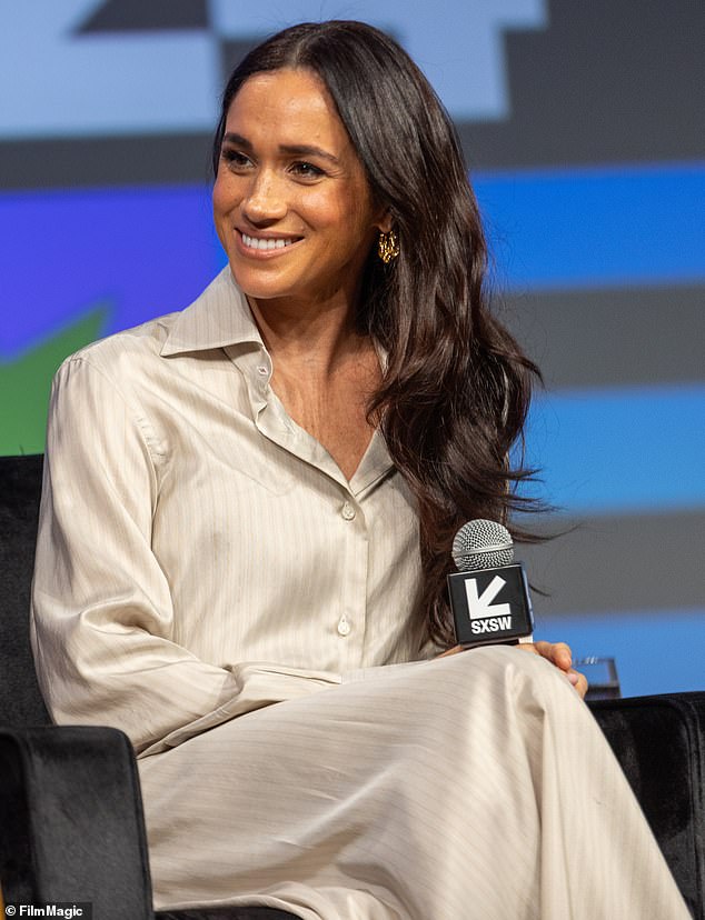 At one point during the panel, Meghan once again retold a story about how she had Procter & Gamble change a 'sexist' soap commercial when she was 11 years old
