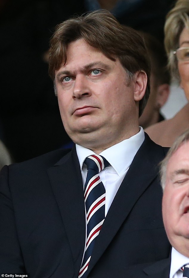 Sandy Easdale during the Scottish Championship Opening League Match between Rangers and Hearts, at Ibrox Stadium on August 10, 2014