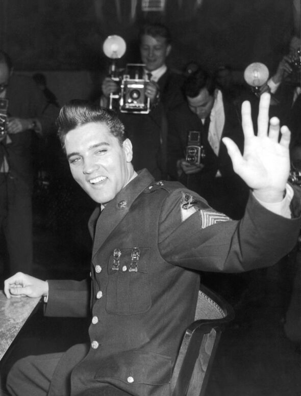 Elvis Presley während des Militärdienstes 1960