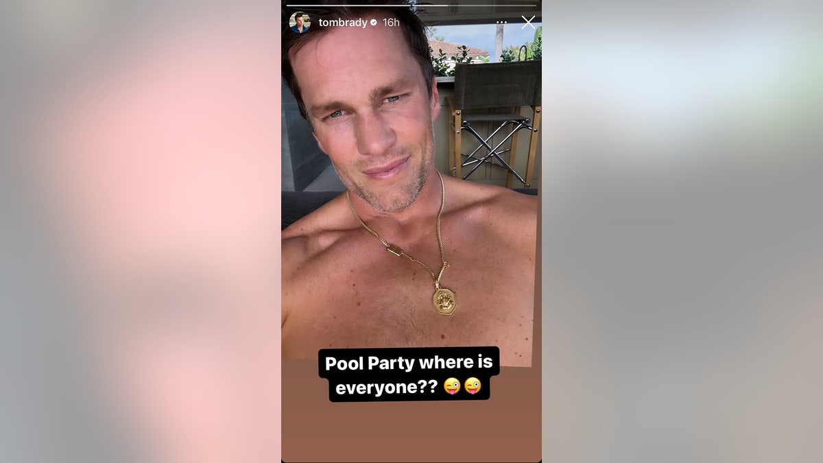 Ein Tom Brady-Selfie ohne Hemd