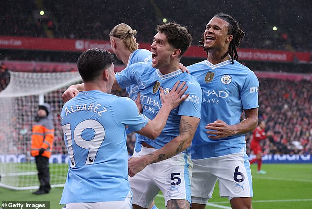 Manchester City hat nach dem Unentschieden an der Anfield Road seine Chancen in der Premier League verringert